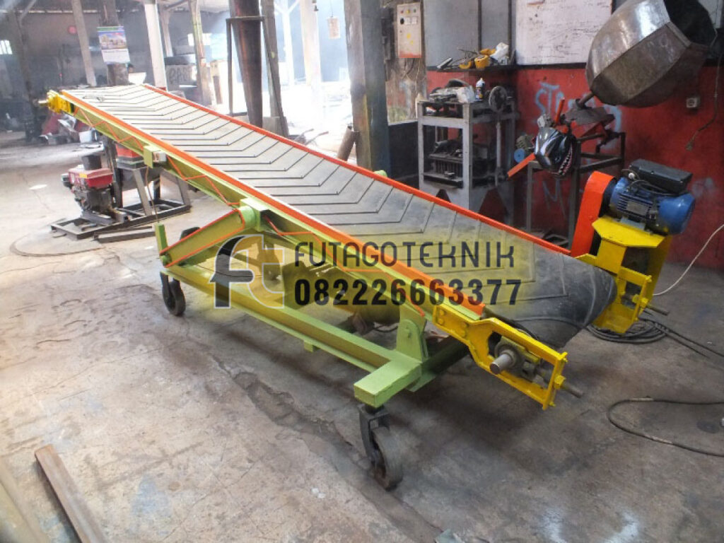 Mesin Conveyor Portable Panjang 12 Meter - FUTAGO TEKNIK